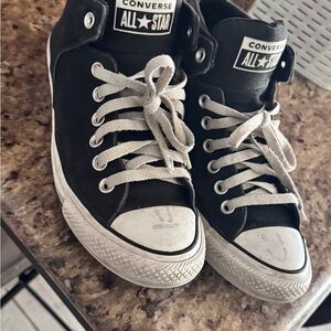 Converse Black and White All Star High-Tops